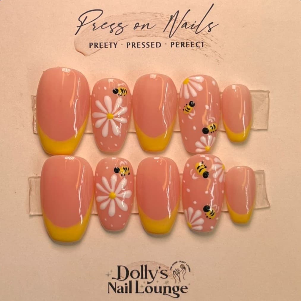 Bee Mine Nails